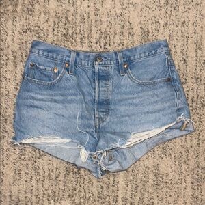 Levi's Blue Vintage-Inspired Jean Shorts